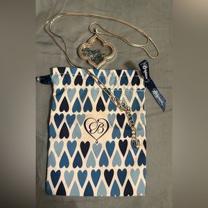 Brighton blue gem pendant & chain